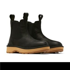 Sorel Hi Line Black Chelsea Boot New Size 5